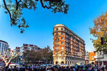 Wukang Mansion Shanghai where showrooms for brands like PANE are being filmed with viral videos on Tik Tok