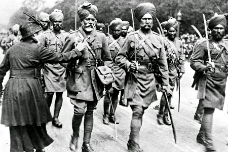 Shashi Tharoor says Britain must pay reparations to India - Sikh soldiers in France during the first world war