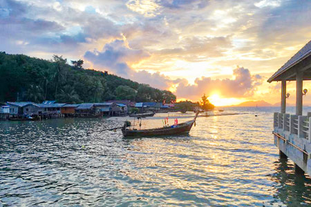 The entrance to the proposed Kra Canal in Krabi, Thailand