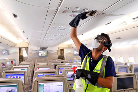 Air cabin cleanliness remains a priority in stopping viral or bacterial transmission